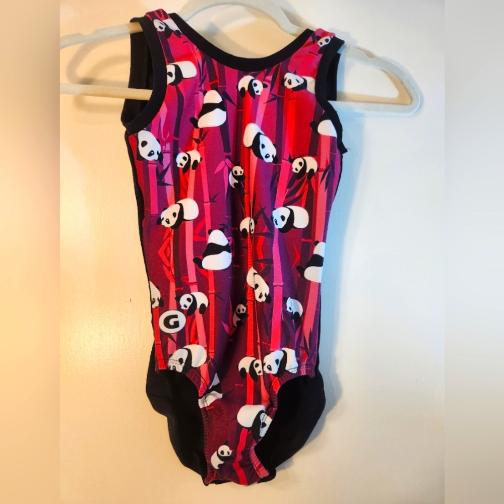 Child Medium Panda Leotard